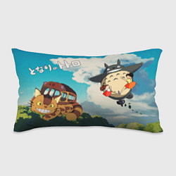 Подушка-антистресс Flight Totoro & Catbus, цвет: 3D-принт