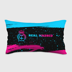 Подушка-антистресс Real Madrid - neon gradient: надпись и символ