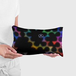Подушка-антистресс Mercedes - neon pattern, цвет: 3D-принт — фото 2