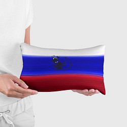 Подушка-антистресс Флаг России с медведем, цвет: 3D-принт — фото 2