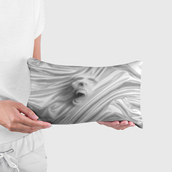 Подушка-антистресс Нечеловеческий вопль - складки ткани, цвет: 3D-принт — фото 2