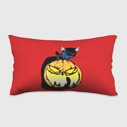 Подушка-антистресс Halloween - тыква и кот
