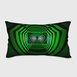 Подушка-антистресс Зелёный туннель - оптическая иллюзия