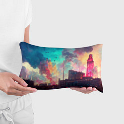 Подушка-антистресс Разъяренный город, цвет: 3D-принт — фото 2