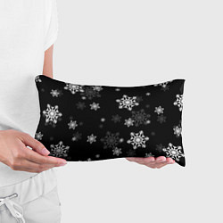 Подушка-антистресс Новогодние снежинки, цвет: 3D-принт — фото 2