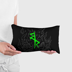 Подушка-антистресс Логотип Cyberpunk: Edgerunners - Дэвид, цвет: 3D-принт — фото 2