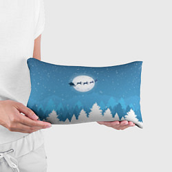 Подушка-антистресс Новогодняя сказка дед мороз, цвет: 3D-принт — фото 2