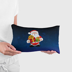 Подушка-антистресс Санта Клаус с двумя подарками, цвет: 3D-принт — фото 2