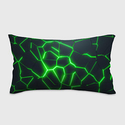 Подушка-антистресс Зелёные неоновые плиты