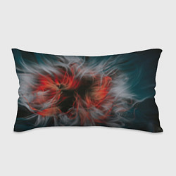 Подушка-антистресс Абстрактные волны красок и дыма во тьме, цвет: 3D-принт