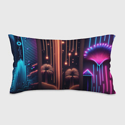 Подушка-антистресс Неоновый тропический дождь, цвет: 3D-принт