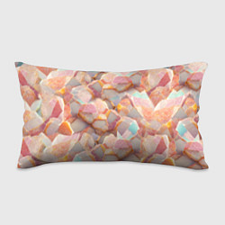 Подушка-антистресс Текстура розового мрамора на камнях, цвет: 3D-принт
