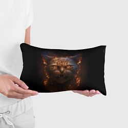 Подушка-антистресс Огненный кот, цвет: 3D-принт — фото 2