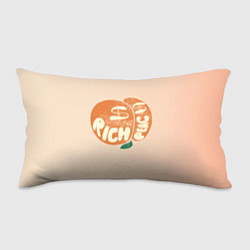 Подушка-антистресс Рич пич - богатый персик, цвет: 3D-принт