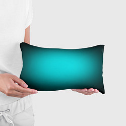 Подушка-антистресс Неоновый синий градиент, цвет: 3D-принт — фото 2