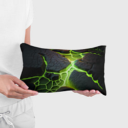 Подушка-антистресс Зеленая неоновая лава, цвет: 3D-принт — фото 2