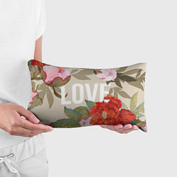 Подушка-антистресс Love Любовь и цветы, цвет: 3D-принт — фото 2