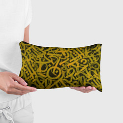 Подушка-антистресс Gold Calligraphic, цвет: 3D-принт — фото 2