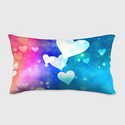 Подушка-антистресс Dreamy Hearts Multicolor, цвет: 3D-принт