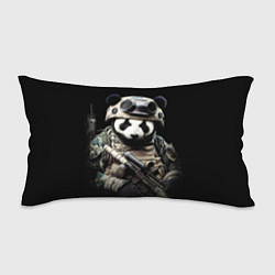 Подушка-антистресс Медведь панда солдат спецназа, цвет: 3D-принт