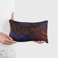 Подушка-антистресс Тёмные переливающиеся волны с блёстками, цвет: 3D-принт — фото 2
