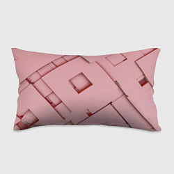 Подушка-антистресс Розовые абстрактные перемешанные фигуры, цвет: 3D-принт