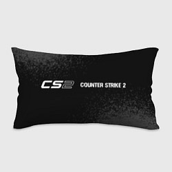 Подушка-антистресс Counter Strike 2 glitch на темном фоне: надпись и, цвет: 3D-принт