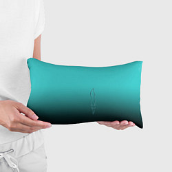 Подушка-антистресс Силуэт лисы на градиентном фоне, цвет: 3D-принт — фото 2