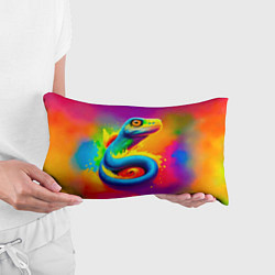 Подушка-антистресс Змейка в красках, цвет: 3D-принт — фото 2