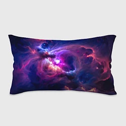 Подушка-антистресс Небула в космосе в фиолетовых тонах - нейронная се, цвет: 3D-принт