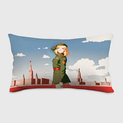 Подушка-антистресс Боевая девчонка, цвет: 3D-принт