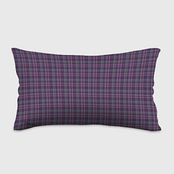 Подушка-антистресс Джентльмены Шотландка темно-фиолетовая, цвет: 3D-принт