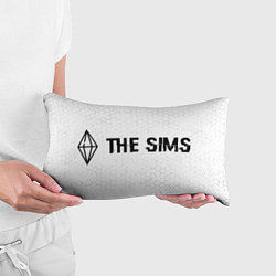 Подушка-антистресс The Sims glitch на светлом фоне: надпись и символ, цвет: 3D-принт — фото 2