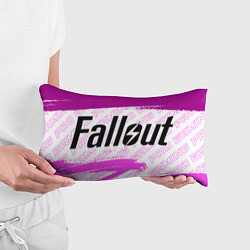 Подушка-антистресс Fallout pro gaming: надпись и символ, цвет: 3D-принт — фото 2