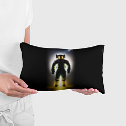 Подушка-антистресс Неоновый космонавт - нейросеть, цвет: 3D-принт — фото 2