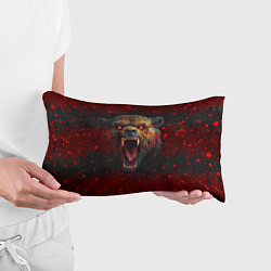 Подушка-антистресс Злой медведь, цвет: 3D-принт — фото 2