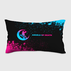 Подушка-антистресс Angels of Death - neon gradient: надпись и символ