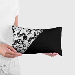 Подушка-антистресс Черно-белый текстура, цвет: 3D-принт — фото 2