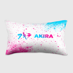 Подушка-антистресс Akira neon gradient style: надпись и символ