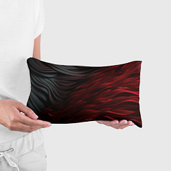 Подушка-антистресс Темно-красная текстура, цвет: 3D-принт — фото 2