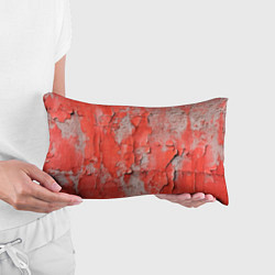 Подушка-антистресс Красные и серые трещины, цвет: 3D-принт — фото 2