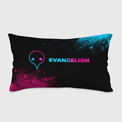 Подушка-антистресс Evangelion - neon gradient: надпись и символ