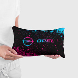 Подушка-антистресс Opel - neon gradient: надпись и символ, цвет: 3D-принт — фото 2