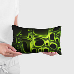Подушка-антистресс Зеленая кислотная абстракция, цвет: 3D-принт — фото 2