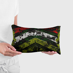 Подушка-антистресс CSGO абстрактный камуфляж, цвет: 3D-принт — фото 2