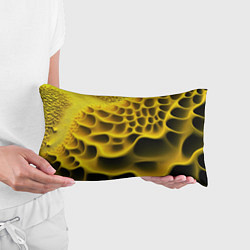 Подушка-антистресс Yellow background, цвет: 3D-принт — фото 2