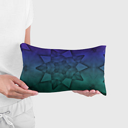 Подушка-антистресс Холодный градиент зелено-фиолетовый, цвет: 3D-принт — фото 2