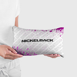 Подушка-антистресс Nickelback rock legends: надпись и символ, цвет: 3D-принт — фото 2