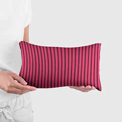 Подушка-антистресс Полосатый тёмно-розовый, цвет: 3D-принт — фото 2