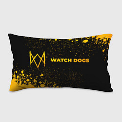 Подушка-антистресс Watch Dogs - gold gradient: надпись и символ